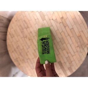 Tough Mudder Green Headband Sweatband Athletic Running Workout Headband